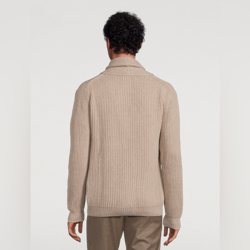 JACK VICTOR
Stayner Cashmere And Wool Shawl Cardigan - Picture 5 of 6
